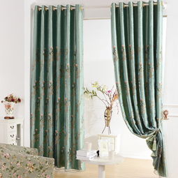 美帘美居 绿意盎然的布艺新中式，齐家网产品库中的植物花卉窗帘全解析